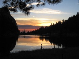 Sunrise at Cathedral Rock & Cito Reservoir